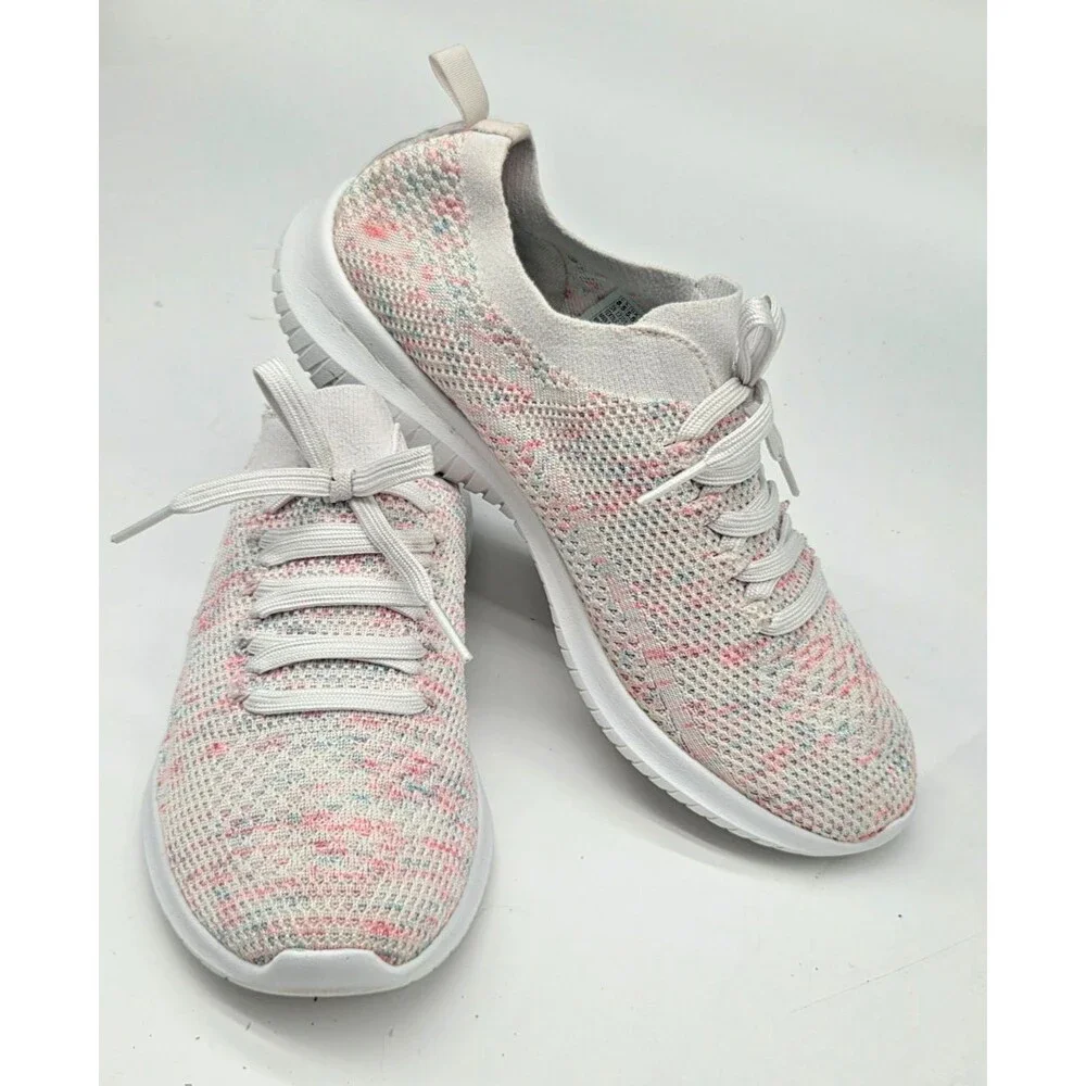 Skechers Women's Ultra Flex Happy Days Shoes Walking Sneakers Size 8.5 Speckle